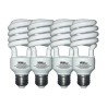 JUEGO DE 4 FOCOS AHORRADORES 23 WATTS  HIGH POWER