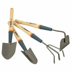 JUEGO HERRAMIENTAS PARA JARDÍN 4 PIEZAS, 15"